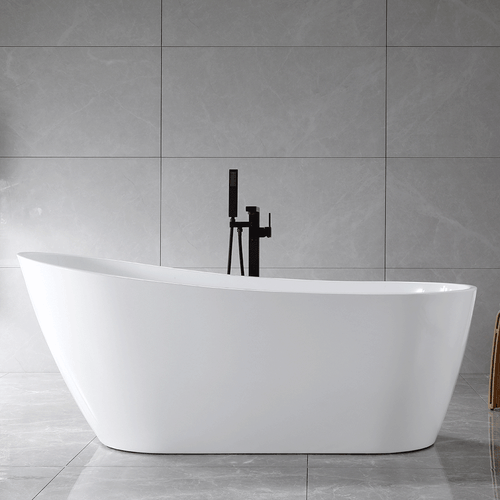 59" x 29" Freestanding Tub “SanSiro Roma 59E” Reinforced Acrylic