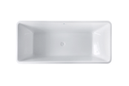 “Freestanding Tub 67 x 31 inch” SanSiro Trigoso67C  Acrylic Bathtub with Foam Insulation