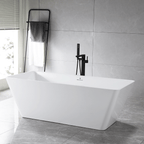 “Freestanding Tub 67 x 31 inch” SanSiro Trigoso67C  Acrylic Bathtub with Foam Insulation