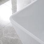 “Freestanding Tub 67 x 31 inch” SanSiro Trigoso67C  Acrylic Bathtub with Foam Insulation