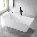 “Freestanding Tub 67 x 31 inch” SanSiro Trigoso67C  Acrylic Bathtub with Foam Insulation