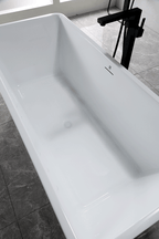 “Freestanding Tub 67 x 31 inch” SanSiro Trigoso67C  Acrylic Bathtub with Foam Insulation