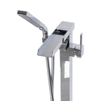 “The Waterlands No.041PC” Freestanding Floor Mounted Tub Faucet in Polished Chrome