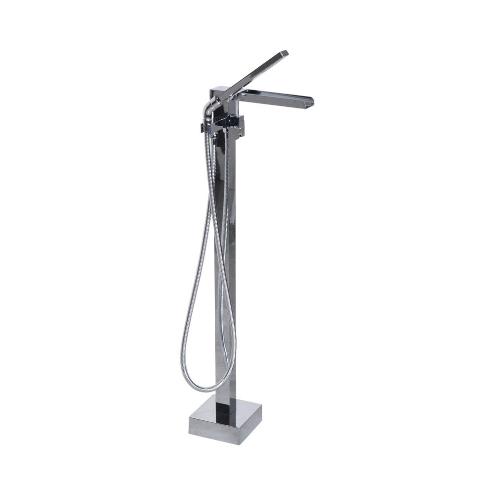 “The Waterlands No.041PC” Freestanding Floor Mounted Tub Faucet in Polished Chrome