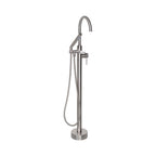 “The Waterlands No.172BN” Freestanding Floor Mounted Tub Faucet in Brushed Nickel