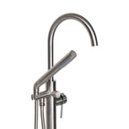 “The Waterlands No.172BN” Freestanding Floor Mounted Tub Faucet in Brushed Nickel