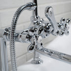 “Victoriana Deck Mounted Tub Faucet” in Chrome