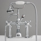 “Victoriana Deck Mounted Tub Faucet” in Chrome