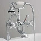 “Victoriana Deck Mounted Tub Faucet” in Chrome