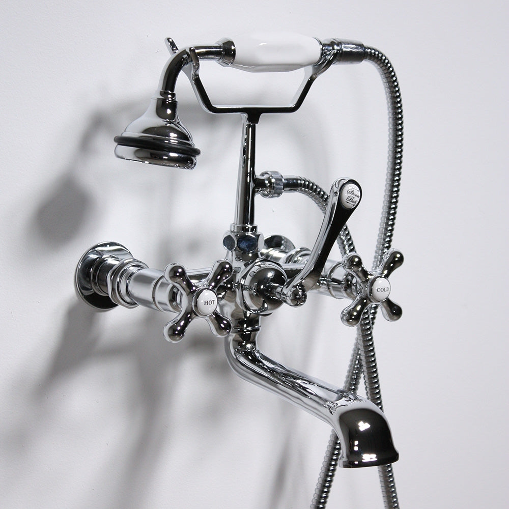 “Victoriana Wall Mount Tub Faucet”  in Chrome