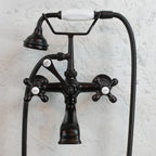 “Victoriana Wall Mount Tub Faucet” in Oil Rubbed Bronze