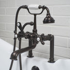 “Victoriana Deck Mounted Tub Faucet” in Oil Rubbed Bronze