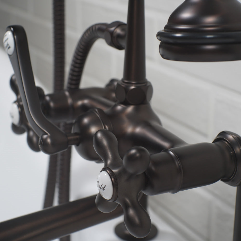 “Victoriana Deck Mounted Tub Faucet” in Oil Rubbed Bronze
