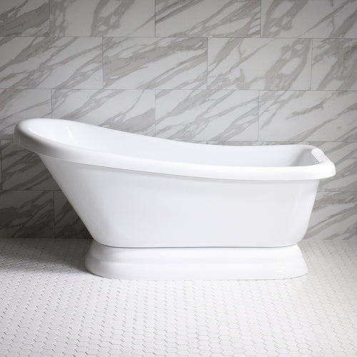 57" Air Jetted Tub “SanSiro VTASL57” CoreAcryl Acrylic