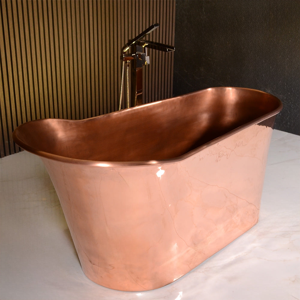 Copper Bathtub – Wild West 59PC 59 inch Soaker Pure Copper