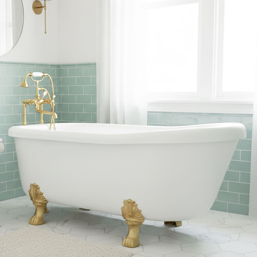 SanSiro SS67A, 67-inch air jetted clawfoot tub