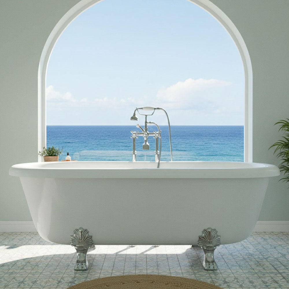 SanSiro SS75A, 75-inch air jetted clawfoot tub