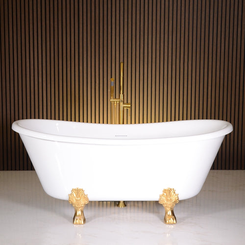 Calypso Libra CLWH59, 59-inch clawfoot tub