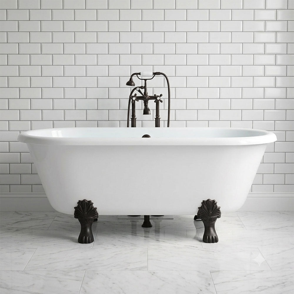 SanSiro HL-Nile CLWH67, 67-inch clawfoot tub