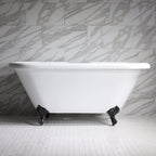 SanSiro HL-Hudson CLWH59, 59-inch clawfoot tub
