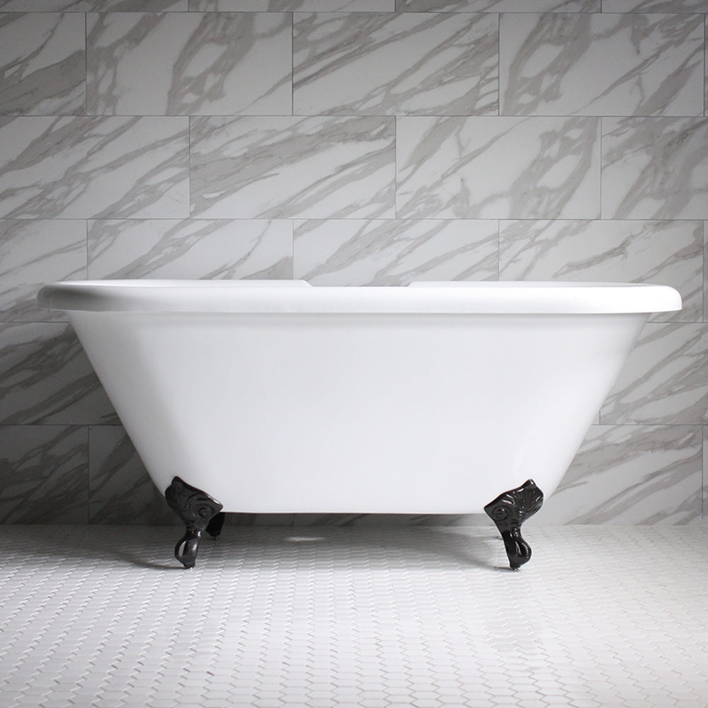 SanSiro HL-Hudson CLWH59, 59-inch clawfoot tub