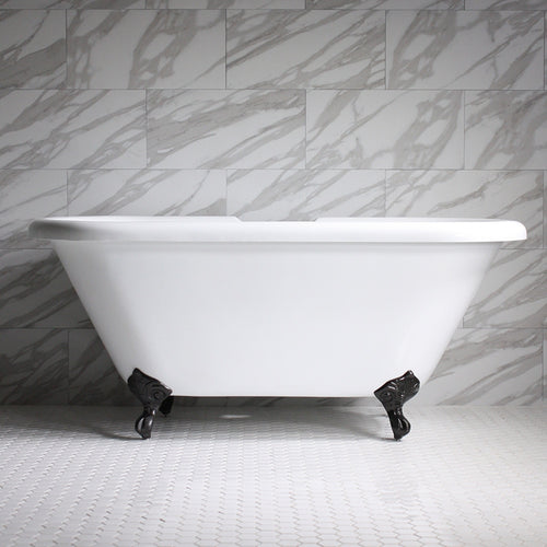 SanSiro HL-Hudson CLWH59, 59-inch clawfoot tub