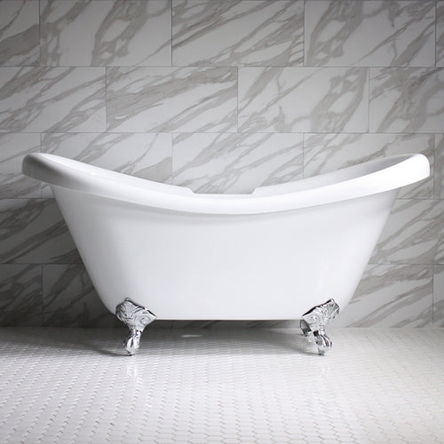 SanSiro HL-Thames CLWH59, 59-inch clawfoot tub