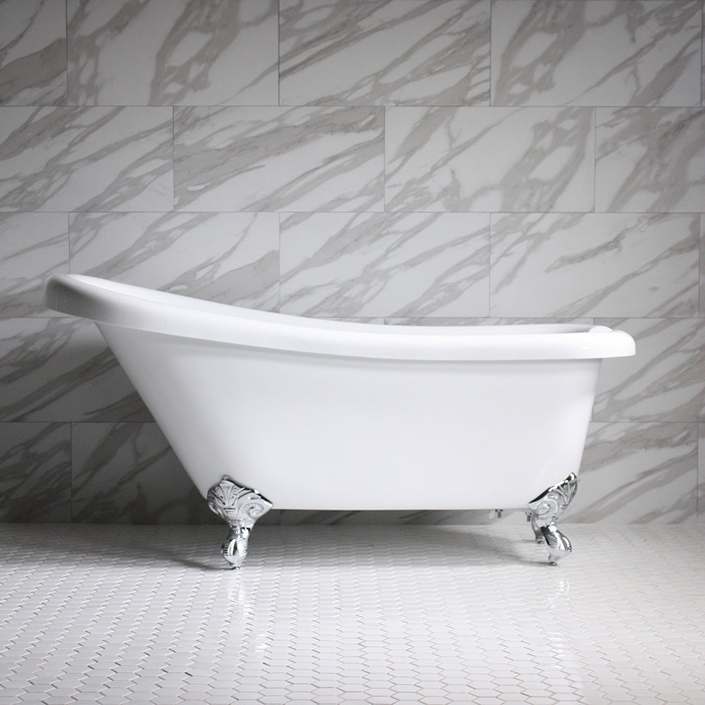 SanSiro HL-Tiber CLWH57, 57-inch clawfoot tub