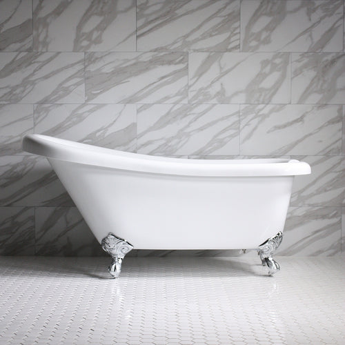 SanSiro HL-Tiber CLWH57, 57-inch clawfoot tub