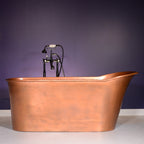 SanSiro Wild West 59LA, 59-inch copper tub with lightly aged finish
