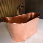SanSiro Wild West 59PC, 59-inch copper tub with mirror polished finish