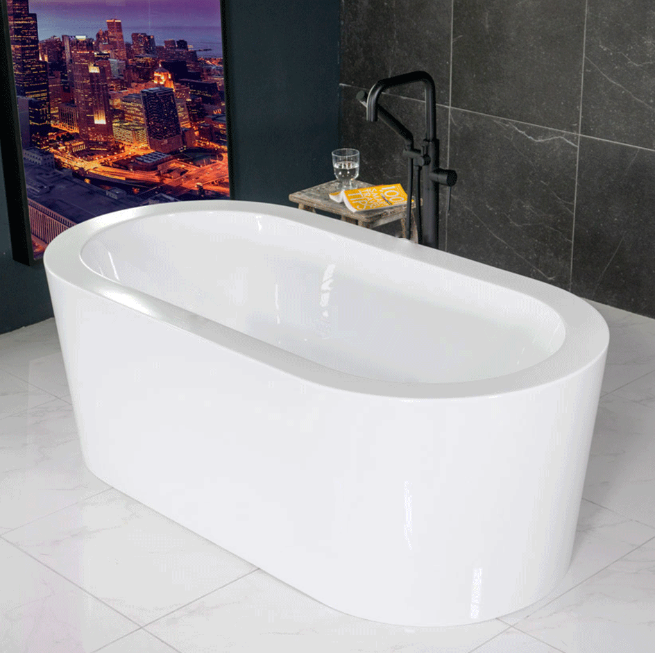 SanSiro Augusta 59CWH, 59-inch heated soaking tub