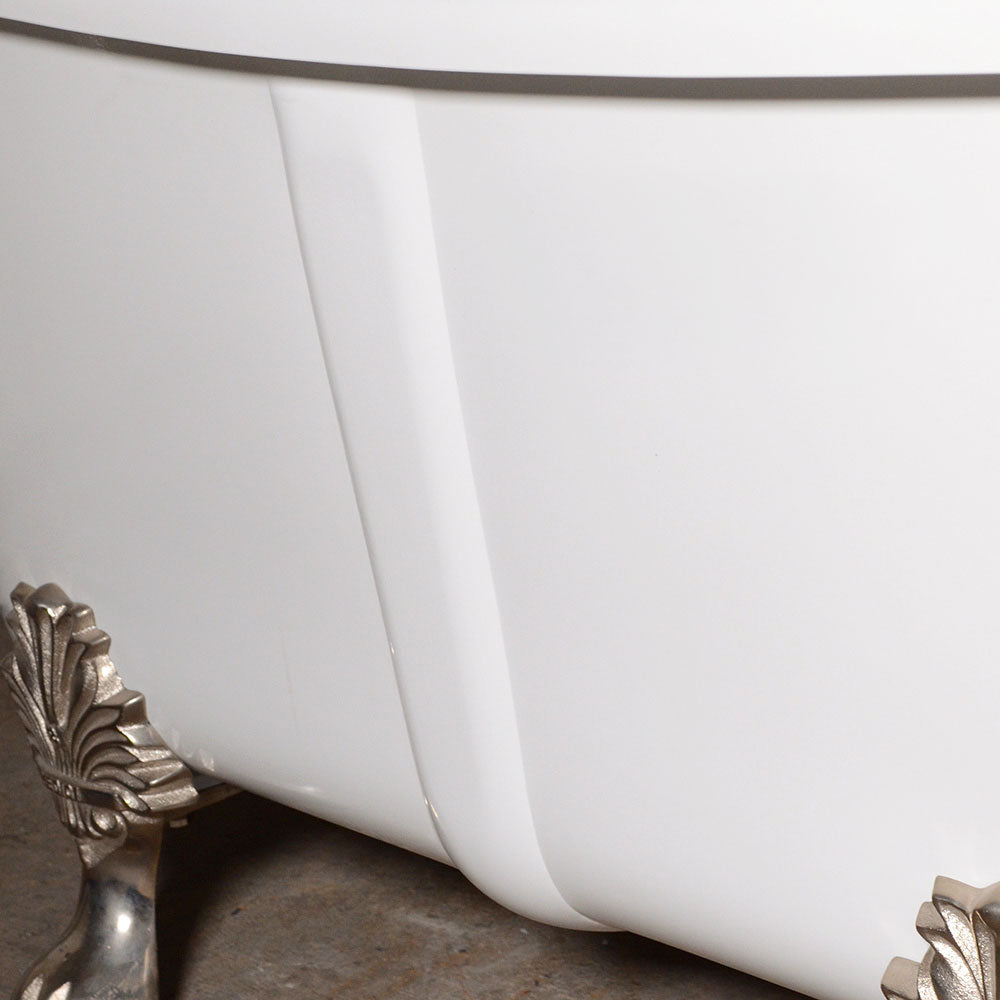 59" x 32" Clawfoot Tub “Calypso Libra CLWH59” CoreAcryl Acrylic