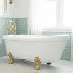 SanSiro Empress EM73N, 73-inch jetted clawfoot tub