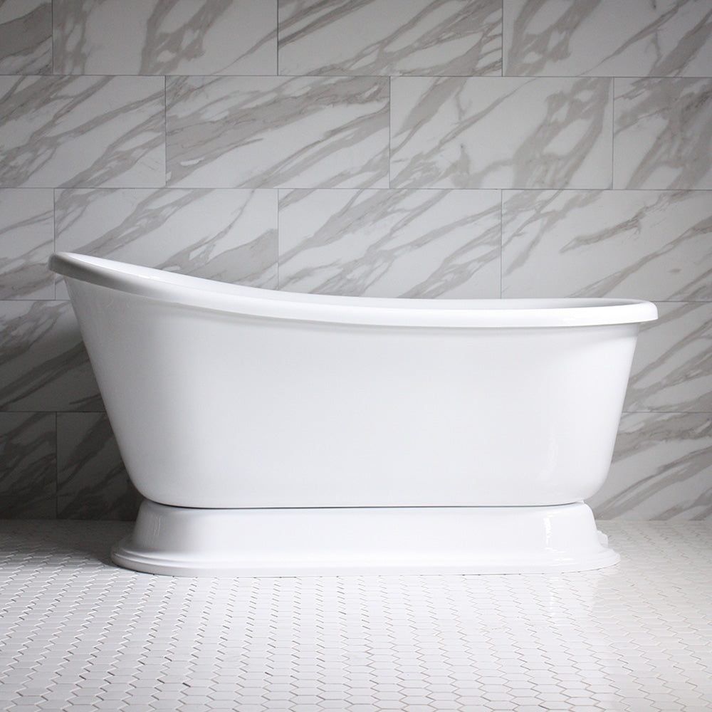 SanSiro HLSWPD58, 58-inch pedestal tub