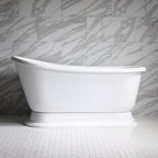 SanSiro HLSWPD58, 58-inch pedestal tub