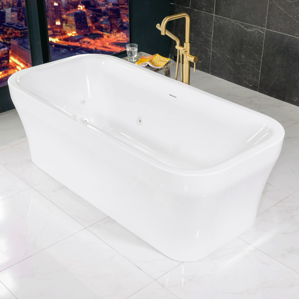 SanSiro Eclipse 73CWJ, 73-inch whirlpool jetted tub
